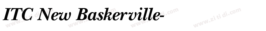 ITC New Baskerville字体转换